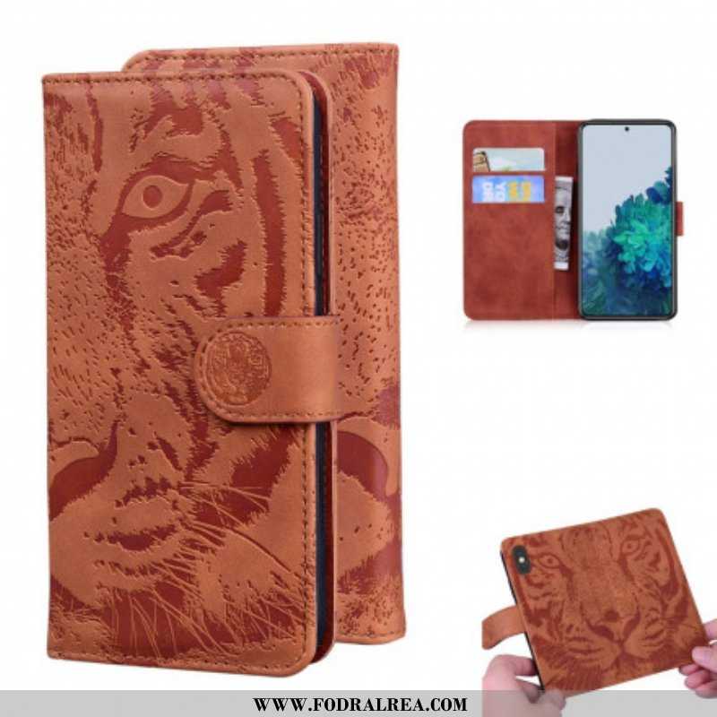 Fodral Samsung Galaxy S21 5G Tiger Face Print