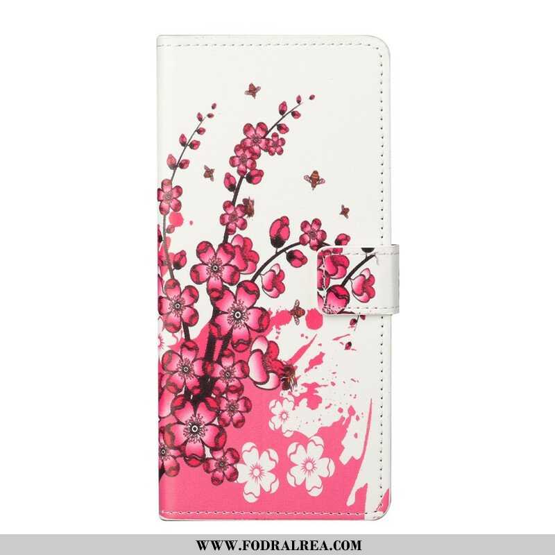 Fodral Samsung Galaxy S21 5G Tropiska Blommor