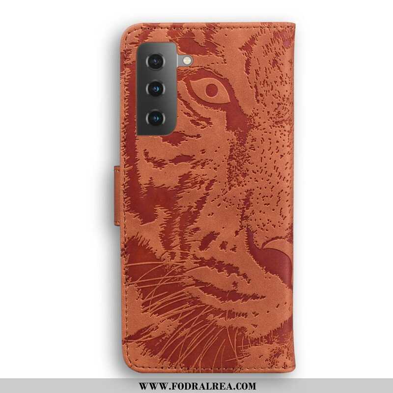 Fodral Samsung Galaxy S21 Plus 5G Tiger Face Print