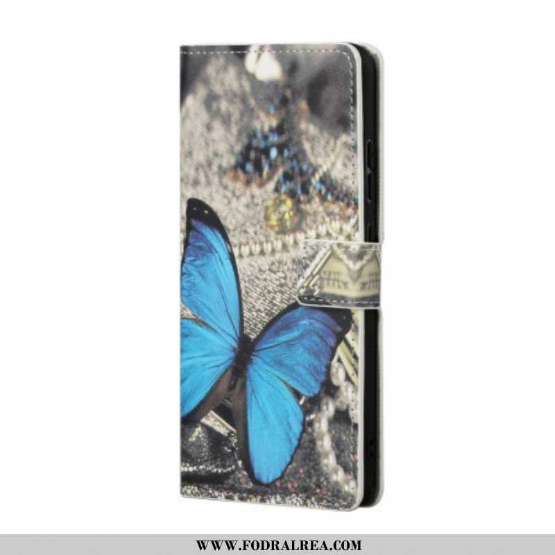 Fodral Samsung Galaxy S22 Plus 5G Butterfly Prestige Blue