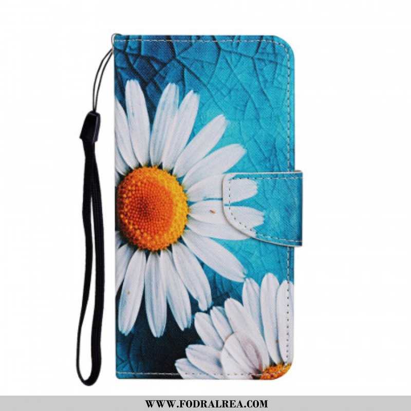 Fodral Samsung Galaxy S22 Ultra 5G Med Kedjar Thong Daisies