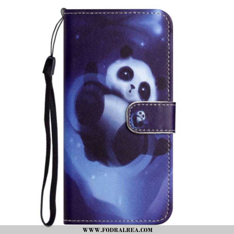 Fodral Samsung Galaxy S23 5G Med Kedjar Strappy Panda