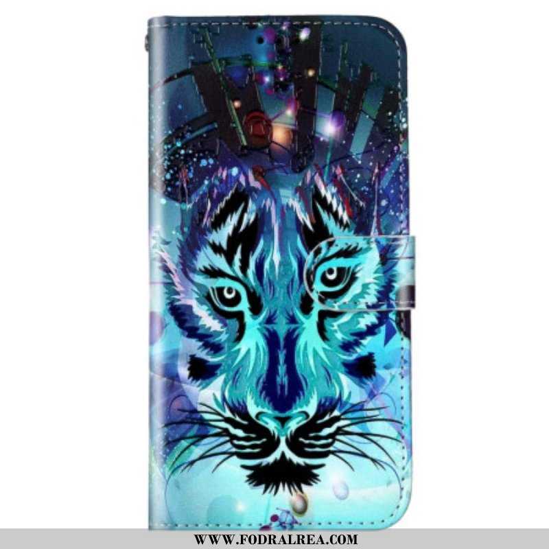 Fodral Samsung Galaxy S23 5G Tigern Med Snodd