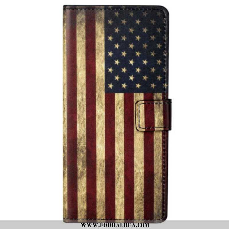 Fodral Samsung Galaxy S23 5G Vintage Amerikanska Flaggan