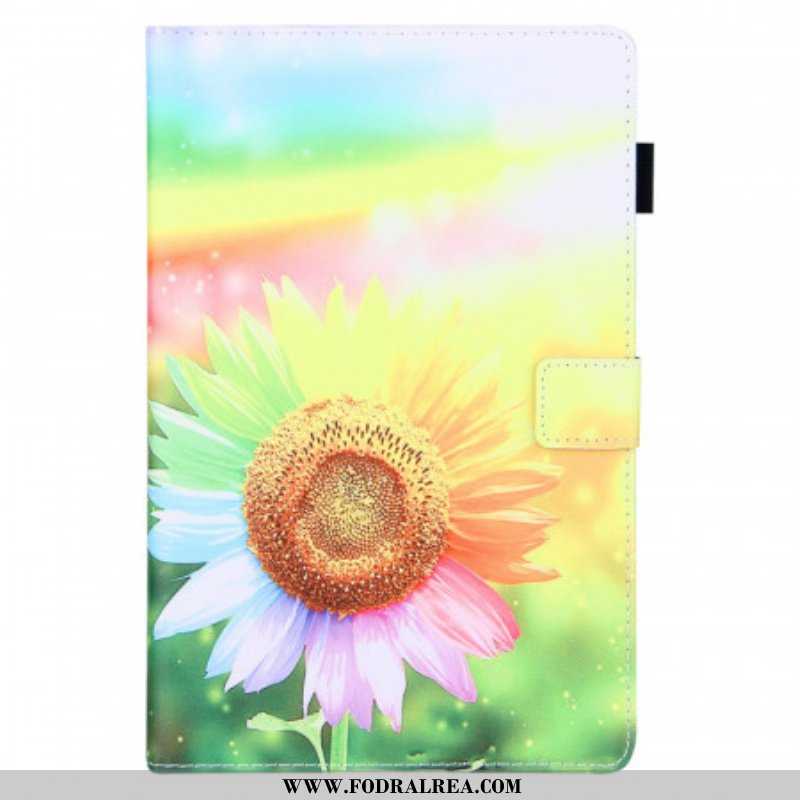 Fodral Samsung Galaxy Tab A8 (2021) Blommor I Solen