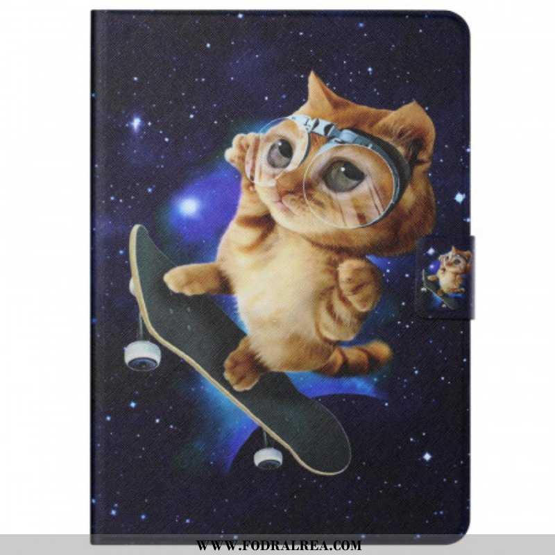 Fodral Samsung Galaxy Tab A8 (2021) Katt Skateboard