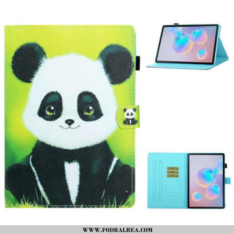 Fodral Samsung Galaxy Tab S8 / Tab S7 Söt Panda