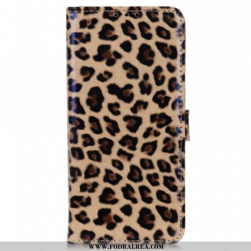 Fodral Sony Xperia 1 IV Leopardhudeffekt