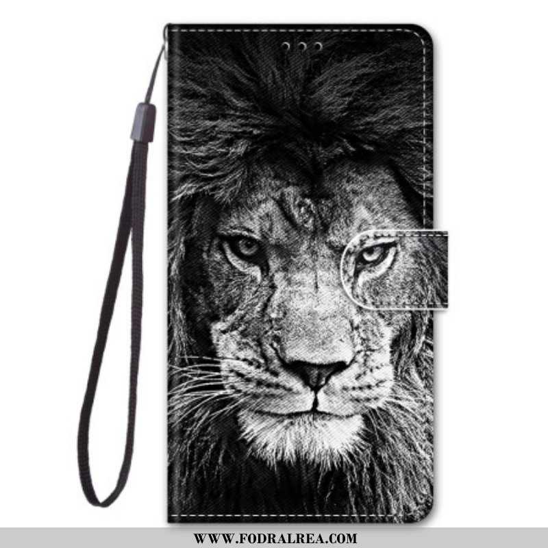 Fodral Sony Xperia 1 IV Med Kedjar Lanyard Lion