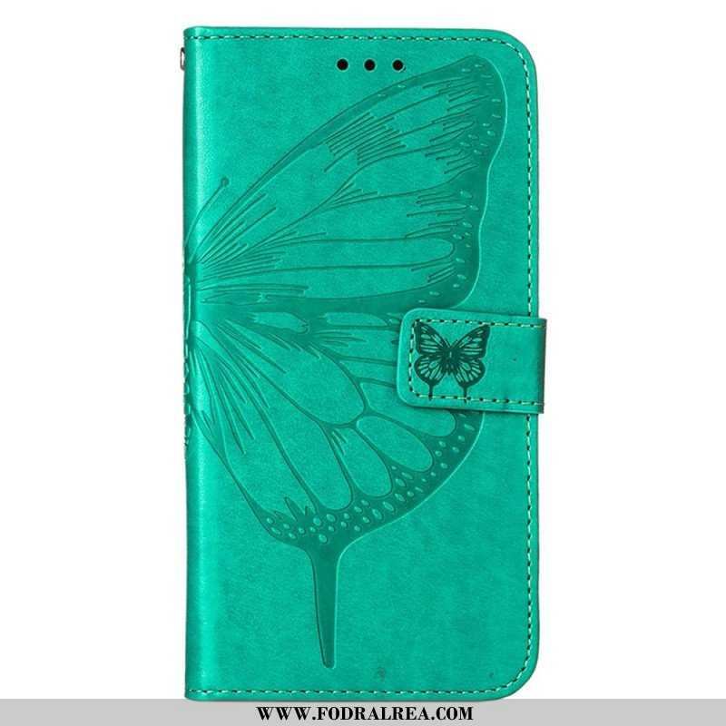 Fodral Xiaomi 12 Lite Butterfly Design Med Lanyard