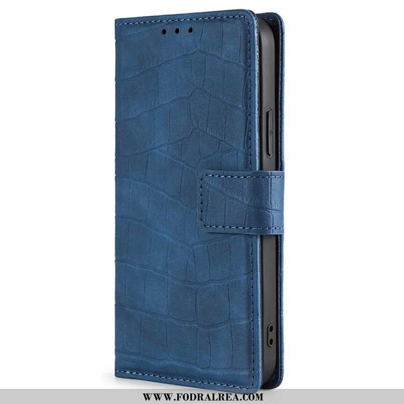 Fodral Xiaomi 12T / 12T Pro Skin-touch Crocodile