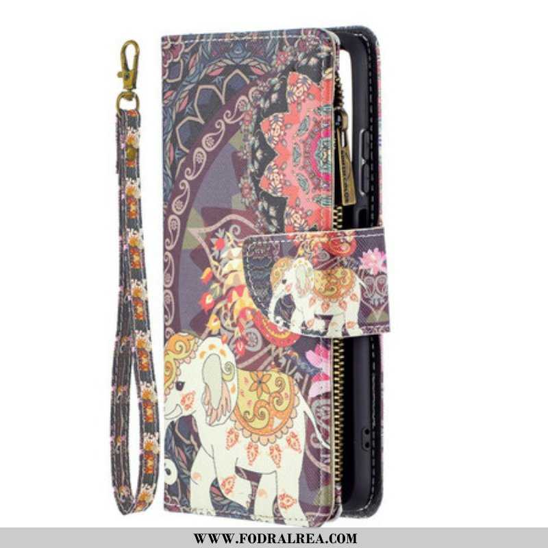 Fodral Xiaomi Redmi Note 10 / 10S Elephant Zip-ficka