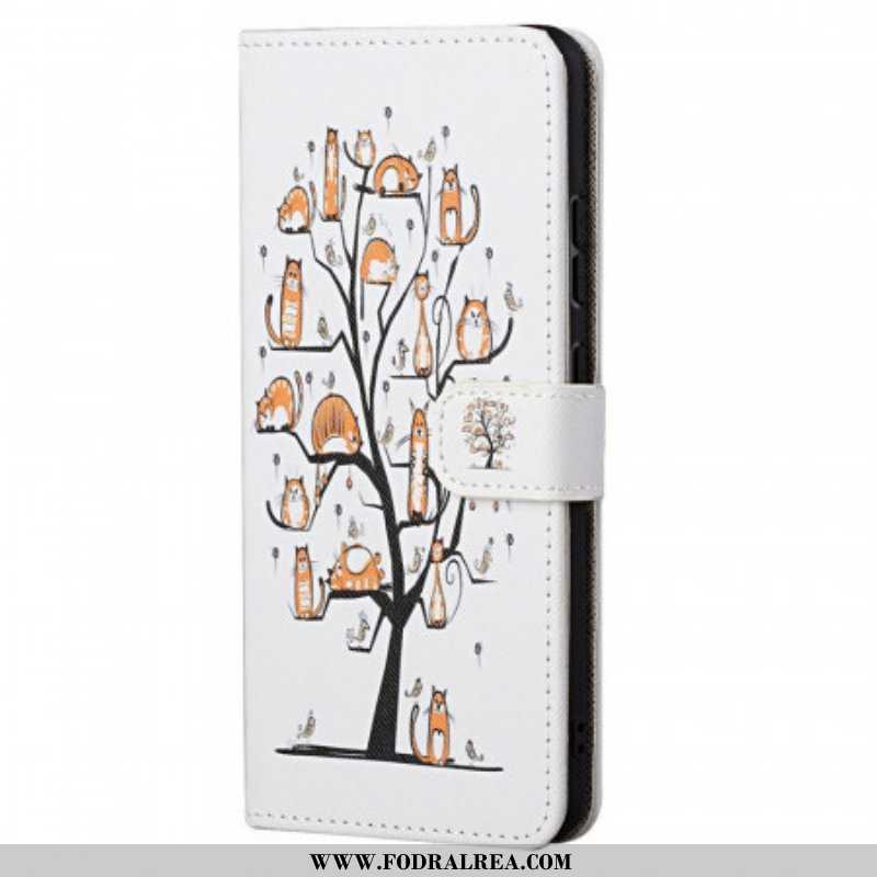 Fodral Xiaomi Redmi Note 11 / 11S Med Kedjar Funky Cats Med Rem