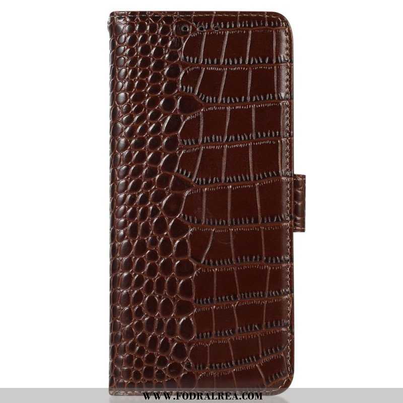 Fodral Xiaomi Redmi Note 12 Pro Plus Crocodile Style Rfid