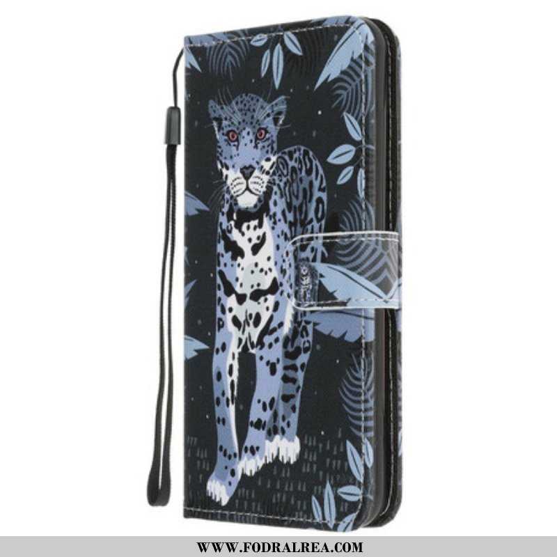 Fodral iPhone 13 Mini Med Kedjar Strappy Leopard