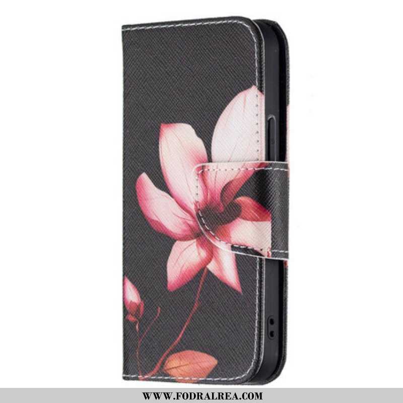 Fodral iPhone 13 Mini Rosa Blomma