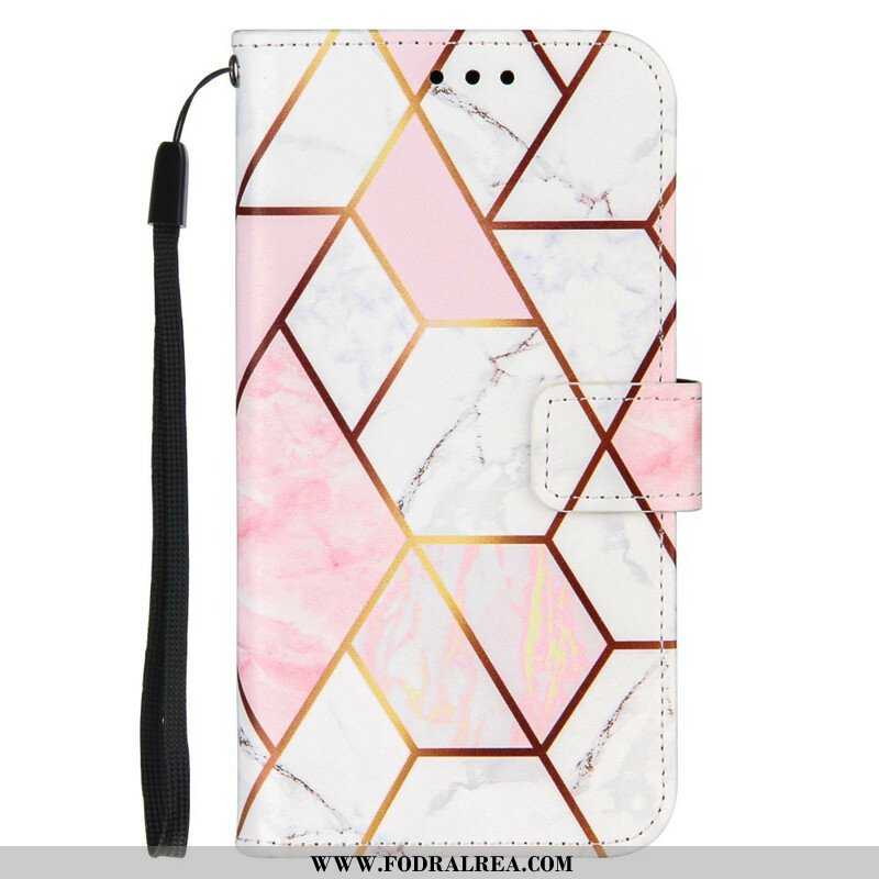 Fodral iPhone 13 Pro Geometrisk Marmor