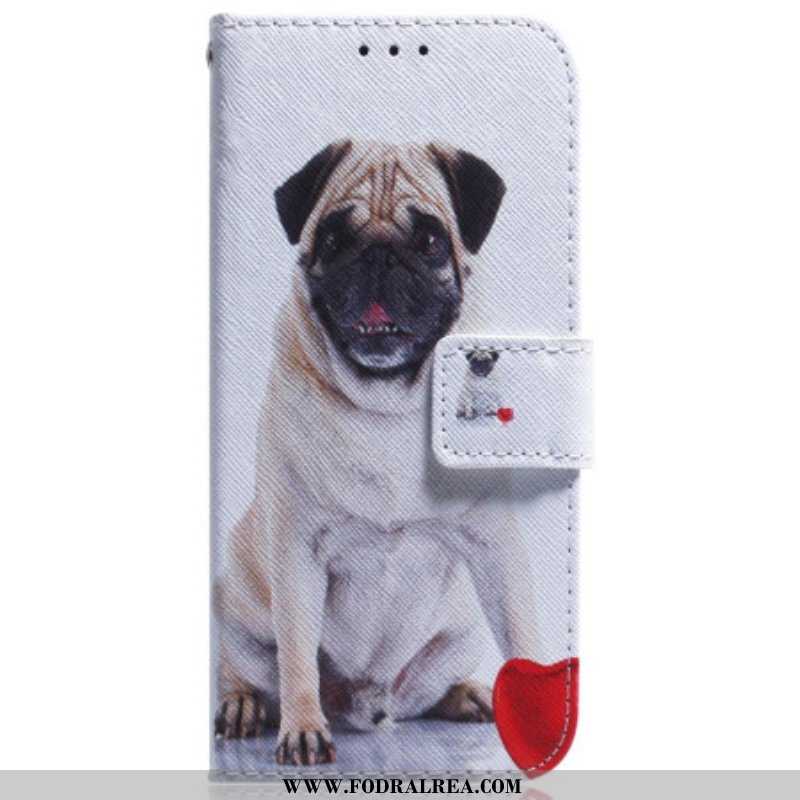 Fodral iPhone 15 Mops Hund