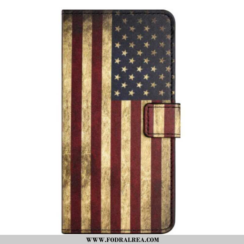 Fodral iPhone 15 Vintage Usa Flagga