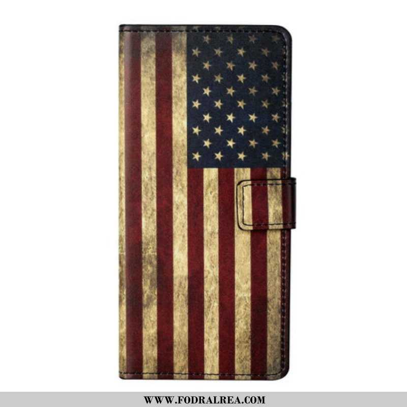 Folio-fodral OnePlus Nord 2 5G Amerikanska Flaggan