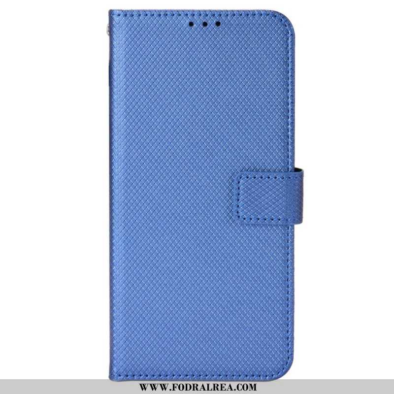 Folio-fodral OnePlus Nord CE 2 5G Med Kedjar Strappy Diamond Texture