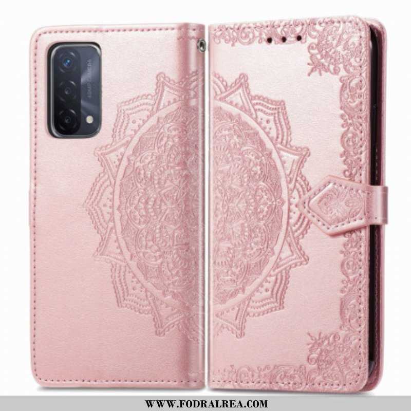 Folio-fodral Oppo A54 5G / A74 5G Mandala Medeltiden