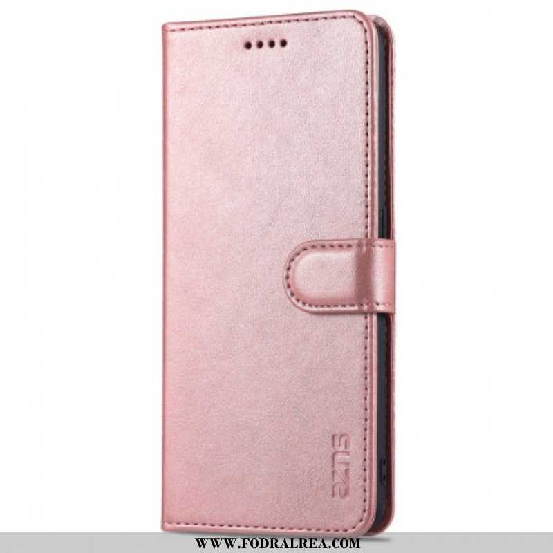 Folio-fodral Oppo A94 5G Azns Lädereffekt