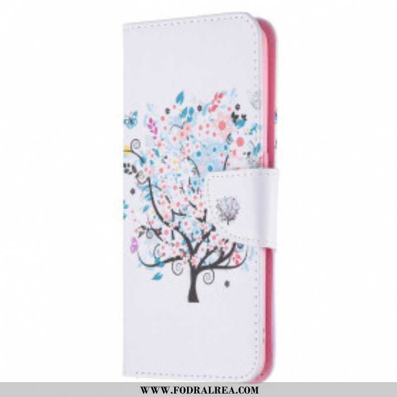 Folio-fodral Oppo A94 5G Blommande Träd