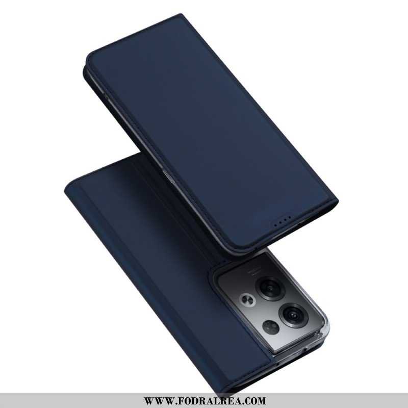 Folio-fodral Oppo Reno 8 Pro Läderfodral Skin Pro Dux Ducis