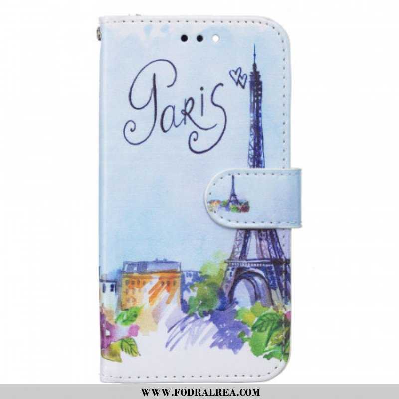 Folio-fodral Samsung Galaxy A13 5G / A04s Måla Paris