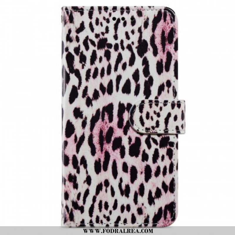 Folio-fodral Samsung Galaxy A13 Leopardmönster