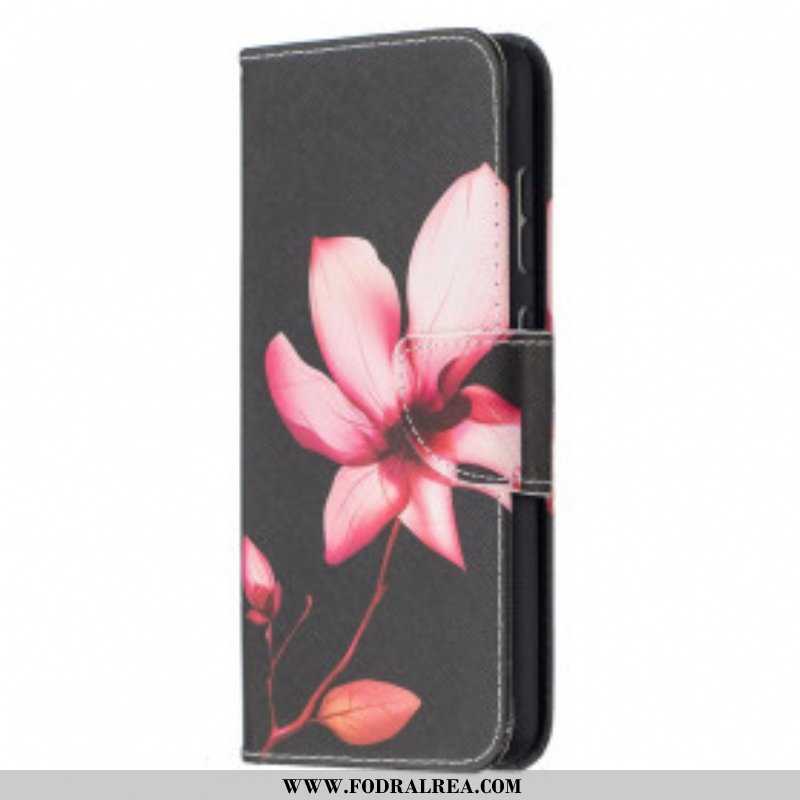 Folio-fodral Samsung Galaxy A52 4G / A52 5G / A52s 5G Rosa Blomma