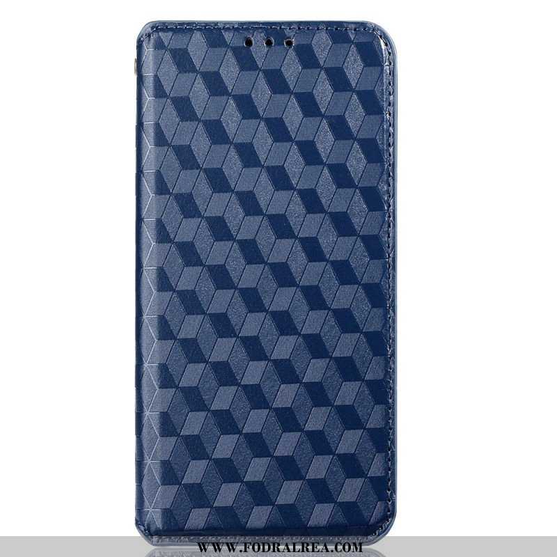 Folio-fodral Samsung Galaxy M13 Läderfodral 3d-kuber