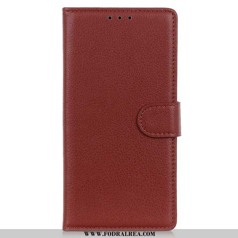 Folio-fodral Samsung Galaxy M23 5G Traditionell Läderstil