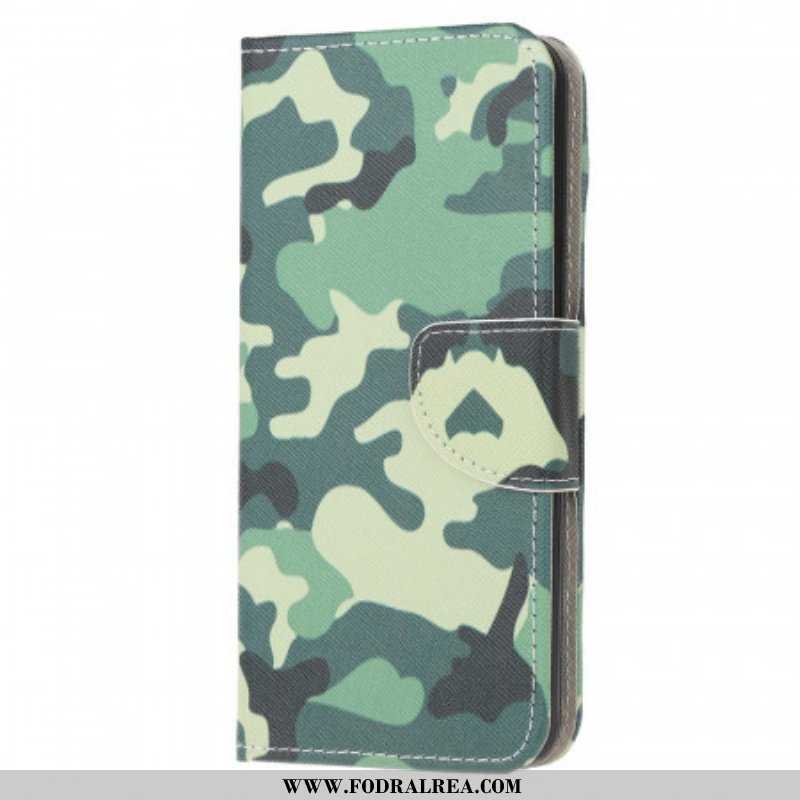 Folio-fodral Samsung Galaxy M32 Militärt Kamouflage