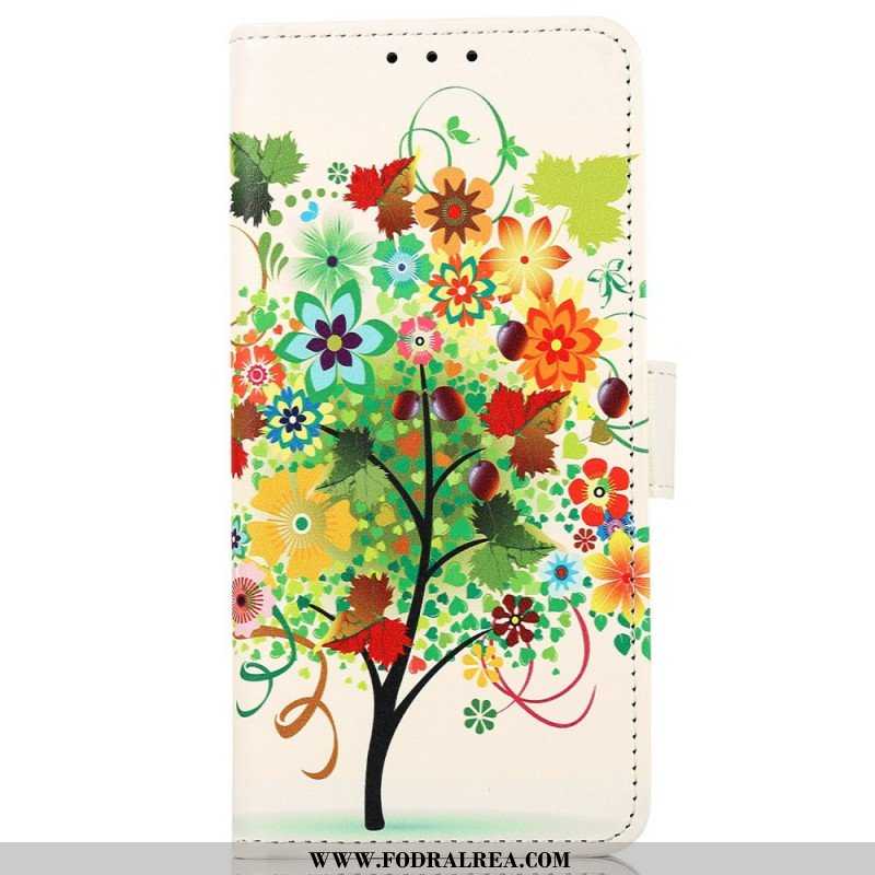 Folio-fodral Samsung Galaxy M33 5G Blommande Träd