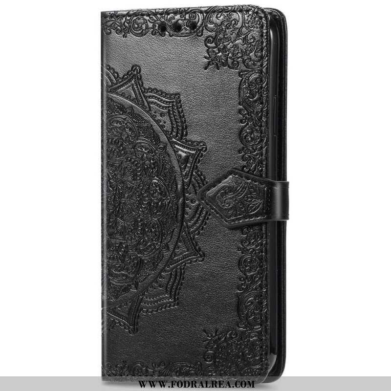 Folio-fodral Samsung Galaxy M52 5G Flätad Mandala