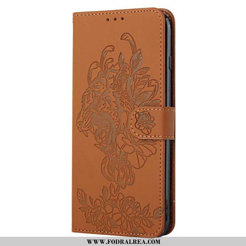 Folio-fodral Samsung Galaxy S20 Plus / S20 Plus 5G Med Kedjar Barock Strappy Tiger