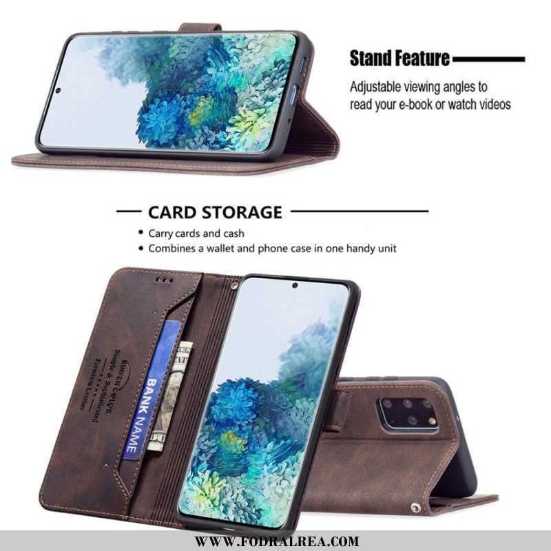 Folio-fodral Samsung Galaxy S20 Plus / S20 Plus 5G Rfid Binfen Färg