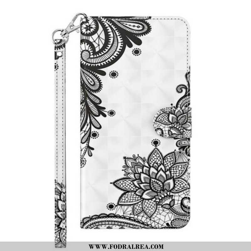 Folio-fodral Samsung Galaxy S21 FE Chic Spets