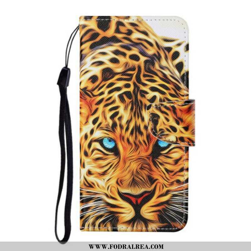 Folio-fodral Samsung Galaxy S21 FE Tiger Med Snodd