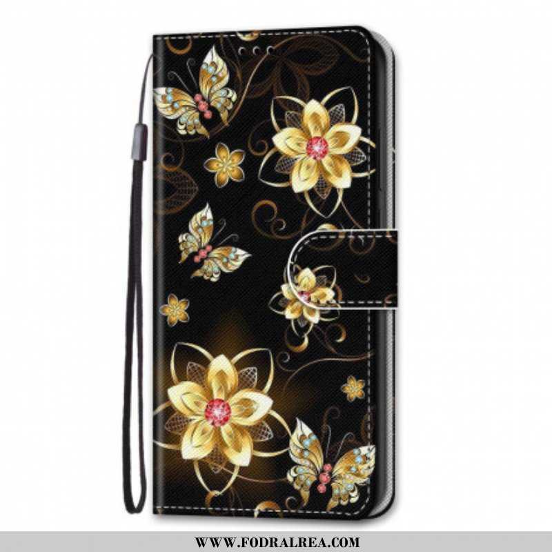 Folio-fodral Samsung Galaxy S21 Ultra 5G Magiska Blommor