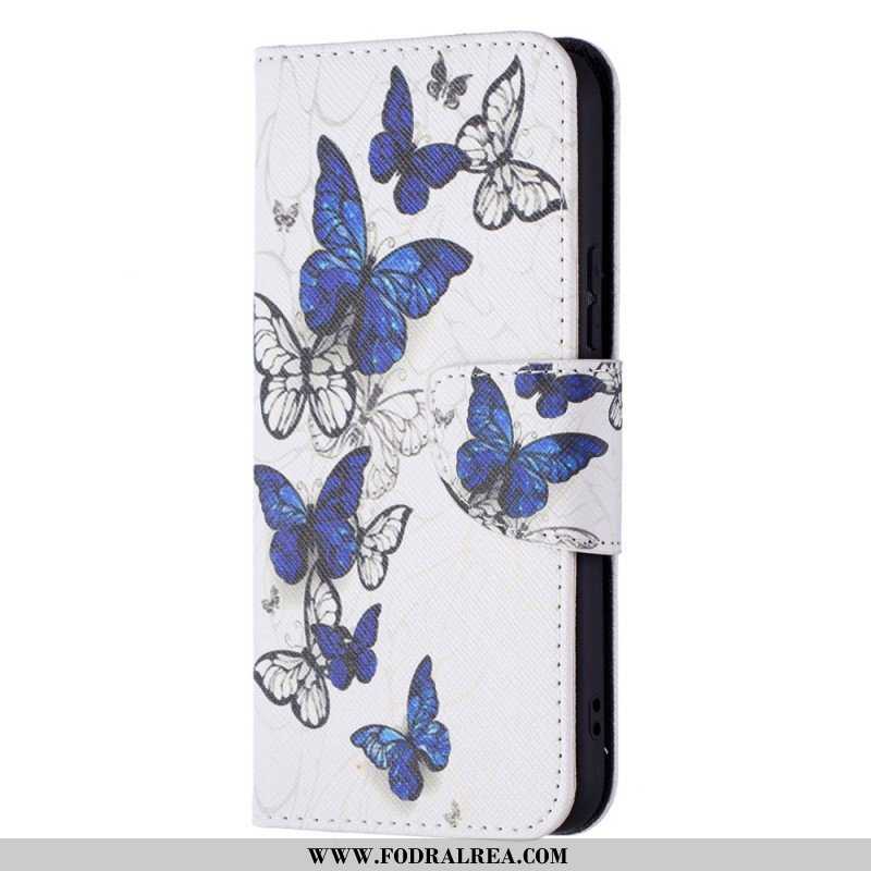 Folio-fodral Samsung Galaxy S22 5G Butterflies Kings