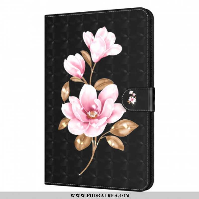 Folio-fodral Samsung Galaxy Tab A8 (2021) Läderimitation Trädblommor