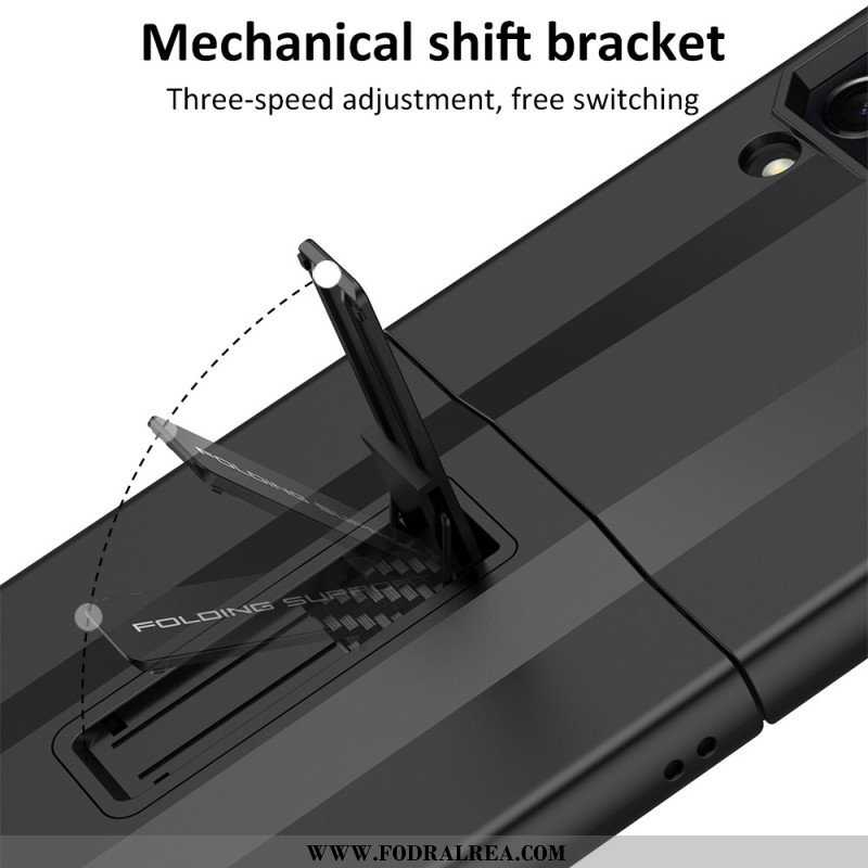 Folio-fodral Skal Samsung Galaxy Z Flip 4 Läderfodral Gkk Integrated Support
