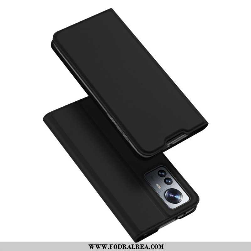 Folio-fodral Xiaomi 12 Pro Läderfodral Skin Pro Dux Ducis