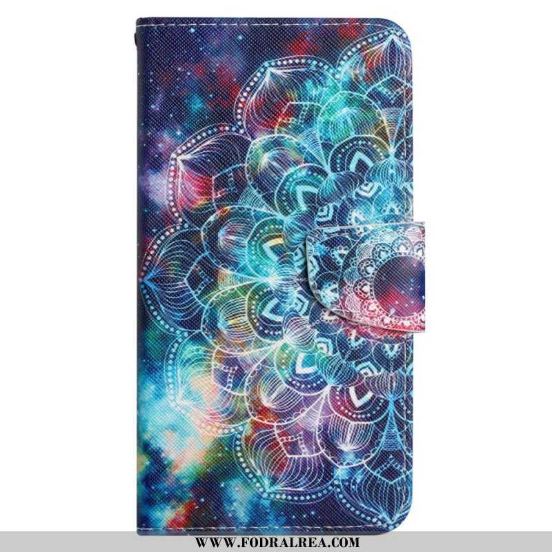 Folio-fodral Xiaomi 12T / 12T Pro Med Kedjar Flashig Strappy Mandala