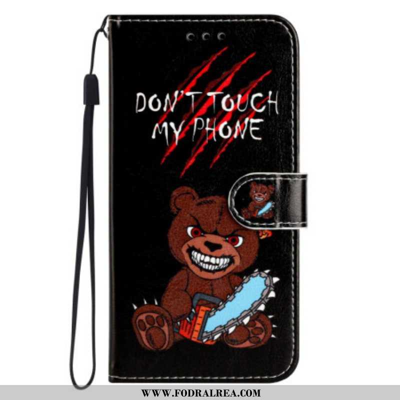 Folio-fodral Xiaomi Redmi A1 Med Kedjar Furious Thong Bear