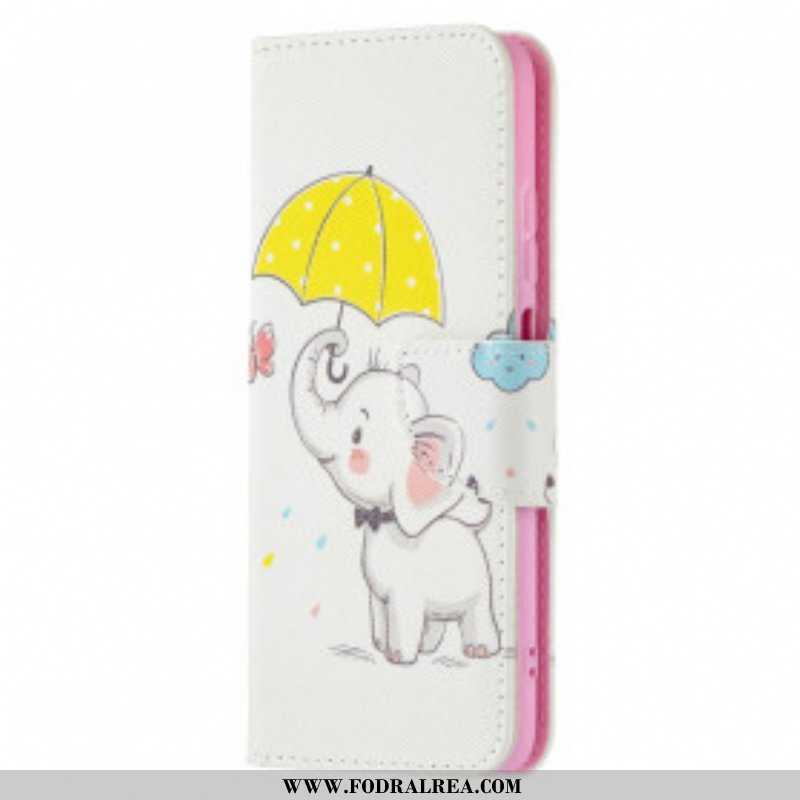 Folio-fodral Xiaomi Redmi Note 10 / 10S Baby Elefant