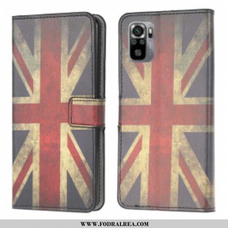 Folio-fodral Xiaomi Redmi Note 10 / 10S Englands Flagga